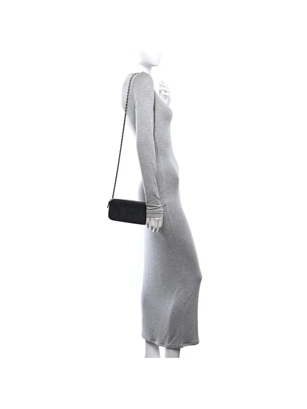 Chanel Lurex Straw Small Deauville #335621C13B